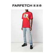 Supreme男士Banner印花T恤FARFETCH发发奇