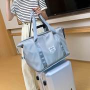 旅行包包2022女超大容量，待产包斜跨手提包短途出差行李收纳袋