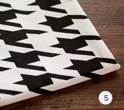 韩式几何格子黑白系列 棉麻麻布布料 窗帘桌布靠垫服装手工布料