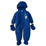 外贸原单婴儿3月-4岁长袖连体衣休闲棉袄爬服防水风连手脚套冬季