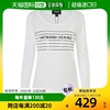 香港直发EMPORIO ARMANI阿玛尼女士白色圆领长袖T恤3Y5T47JABZ