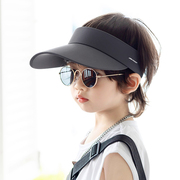 韩版儿童防晒帽男童帽子夏季薄款宝宝遮阳帽鸭舌女童太阳帽空顶帽