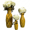 新古典欧式美式现代样板间售楼部大号陶瓷花瓶三件套装饰摆件花器