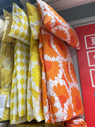 IKEA宜家 克朗玛瓦 被套和枕套向日葵花卉图案温馨简约床上被罩