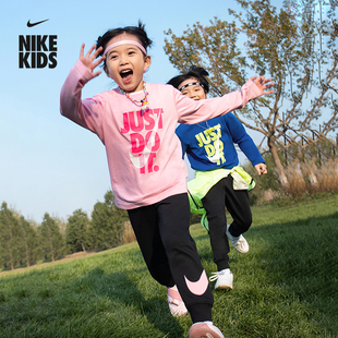 Nike耐克男童幼童长袖T恤和长裤套装春季舒适DJ3994