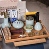 香炉器具均为青瓷工艺品，工具为纯铜配件