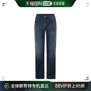香港直邮潮奢 david koma 女士DK Ld33 低腰束腰牛仔裤
