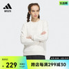 运动圆领套头卫衣女装adidas阿迪达斯outlets轻运动