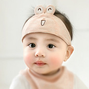 新生儿帽子夏春秋宝宝纯棉，纱布胎帽空顶帽0-3个月，婴儿帽子护卤门6