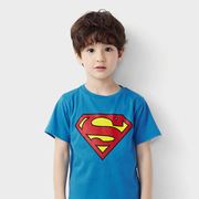 超人t恤男童短袖夏装，半袖纯棉2022夏韩版中大童男孩体恤衫