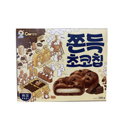 韩国进口青佑牌九日巧克力，打糕派240g盒装，软糯曲奇休闲零食小吃