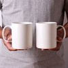 纯白骨瓷马克杯来图来样印制水杯骨瓷咖啡杯茶杯印logo