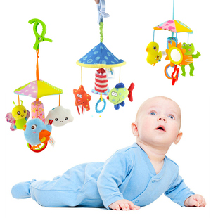 婴儿床铃床挂车载座椅安抚玩具，宝宝推车风铃，哄娃挂件早教可咬入口