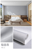 2023高精密(高精密)墙布，无缝全屋卧室客厅，素色墙纸奶油背景灰色壁布包安装