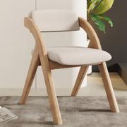 全实木椅子可折叠椅家用靠背椅子折叠餐椅办公凳子可叠放会议椅子