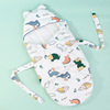 初生婴儿产房包被新生儿抱被蝴蝶襁褓睡袋，纯棉春秋冬厚款宝宝用品