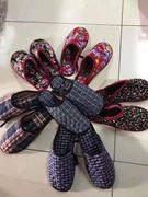 DIY春秋季男女手工布鞋帮半成品鞋子材料棉布复合全包头拖鞋鞋面