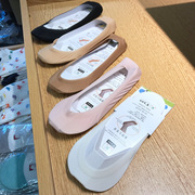 袜子女船袜韩国进口夏季纯色浅口袜防滑硅胶无痕隐形瓢鞋冰丝袜套