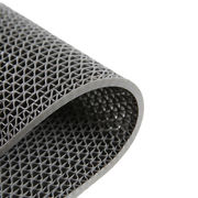 PVC塑料地毯垫S型镂空网格地垫防滑垫防水地垫门垫灰色厚4.5mm宽1