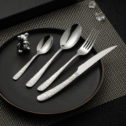 创意牛排叉勺家用高档西餐，餐具套装不锈钢叉子，勺子欧式三件套装