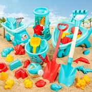 儿童海边沙滩玩具宝宝海滩，挖沙土工具沙漏铲子，桶玩沙子套装玩沙池
