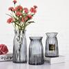 折纸玻璃花瓶欧式渐变彩色插花器创意水培插花瓶透明客厅摆件定制