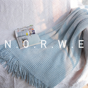 定制美式床搭床尾毯沙发毯北欧毛线毯针织办公室空调大毛毯搭巾盖