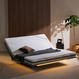 小米8h悬浮智能床电动床可升降多功能双人，高端无床头智能床垫灯带