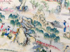 中国古代侍女情景印花棉布 旗袍面料桌布拼布口金包荷包香囊桌旗