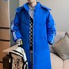 冬季工装棉服男女潮牌中长款加厚保暖棉衣宽松大码面包服外套连帽