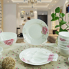 凡瑞斯款家用现代简约多人用碗盘子碟子骨瓷组合餐具套装送礼