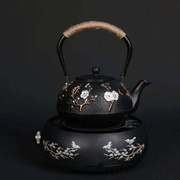 台湾铸铁壶电陶炉无辐射迷你茶炉，家用中式铸铁，煮茶炉小茶炉电陶炉