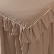 夏季纯棉床裙床罩单件全棉，防尘床垫保护罩1.5米1.8米防滑床单床套