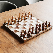 Umbra不倒翁木制国际象棋高档客厅摆件创意设计桌面饰品送礼