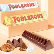 toblerone瑞士三角巧克力，亿滋蜂蜜巴旦木坚果牛奶黑巧克力