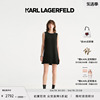 karllagerfeld卡尔拉格，斐夏款圆领无袖露肩，连衣裙老佛爷231l1398