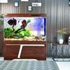 鱼缸水族箱客厅超白玻璃，中型免换水家用懒人底过滤生态鱼缸屏风