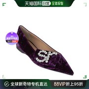 韩国直邮塞乔罗西 时尚气质欧美风绒面尖头鞋子 19FW-A85780-