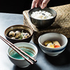 日式碗筷子饭碗陶瓷碗 小碗吃饭碗米饭碗汤碗 饭店勺碗盘餐具套装