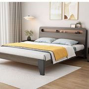 极速欧式风格主卧单双人床，家用现代简约单人床实木床出租屋床儿童