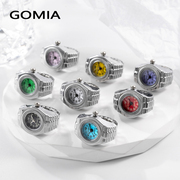 gomia上新迷你(新迷你)戒指，表经典复古八角图手表时尚潮流学生戒指表