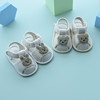夏季宝宝鞋子6-12个月男女婴儿包趾凉鞋软底3学步鞋透气1岁棉布新