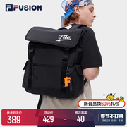 filafusion斐乐潮牌背包情侣款，双肩包女大容量电脑包男包通勤包