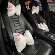 汽车靠垫腰垫可爱猪猪久坐不累腰，靠车载座椅腰托高档开车护腰神器