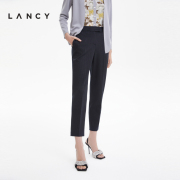 LANCY/朗姿2022秋季条纹长袖西装通勤商务高级西服女士外套