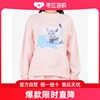 香港直邮msgm女士圆领，卫衣粉红色小猫印花3241mdm162-227299-11