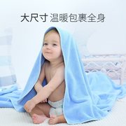 婴儿浴巾新生超软全棉纯棉纱布婴儿秋冬季专用吸水洗澡毛巾盖毯