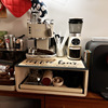 定制咖啡机置物架电饭煲架子，厨房用品收纳架带滑板抽拉功能储物柜