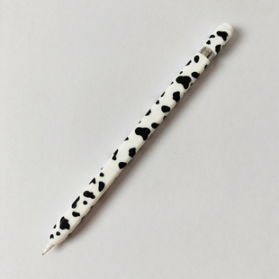 歌丽亚半透明分段式超薄硅胶笔套适用苹果Apple Pencil二代防摔防滑笔握平板一代果冻牛奶纹系列电容手写笔套