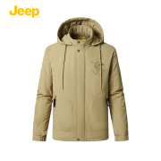jeep羽绒服男士白鸭绒上衣吉普冬季保暖衣服